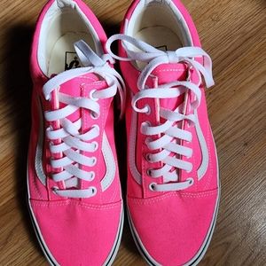 Pink neon vans 🩷